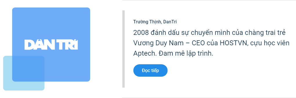 Báo chí nói về chúng tôi